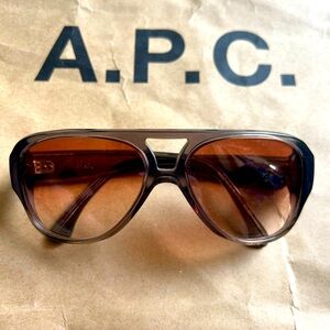 A.P.C. Women’s Aviator sunglasses. Hand made in France. Perfect condition.